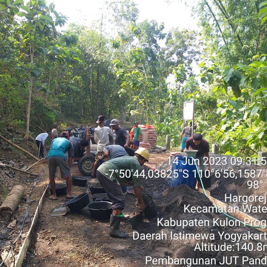 Pembangunan Infrastruktur di Padukuhan Pandu dan Penggung